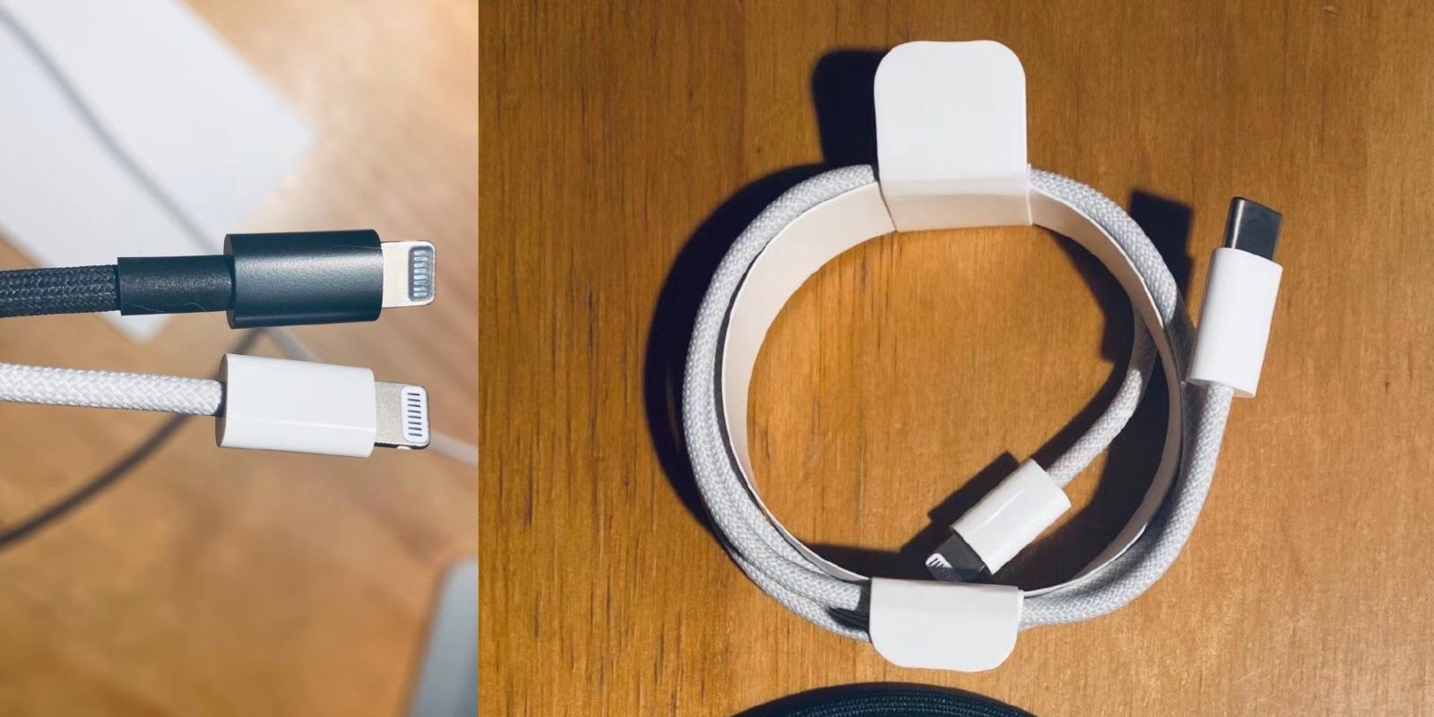 Cables trenzados del iPhone 12