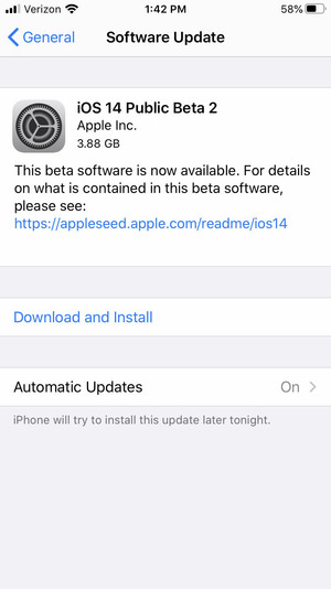 instalar ios 14 beta 11