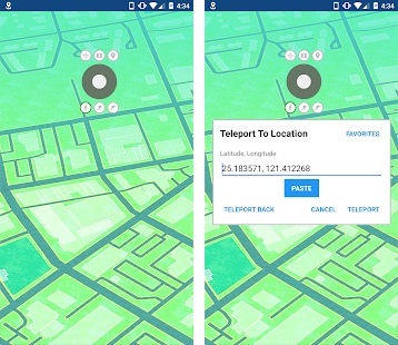 Joystick GPS de Pokémon Go funcionando