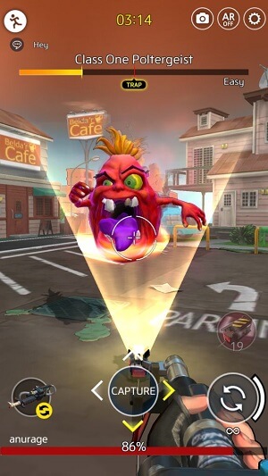 Capture more entities to level up in Ghostbusters World