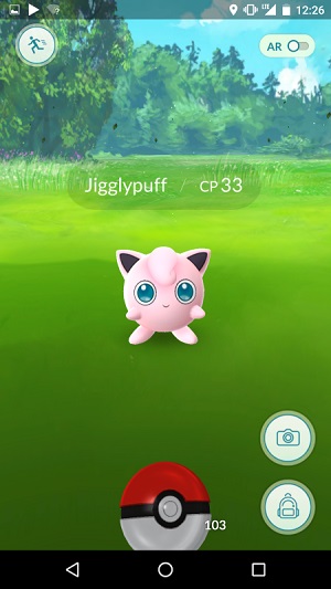 pokemon go jigglypuff encounter