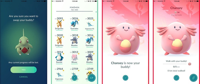 pokemon go walking buddy