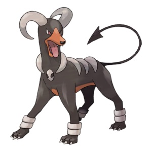 Houndoom, the second option for a round 3 attack by Sierra