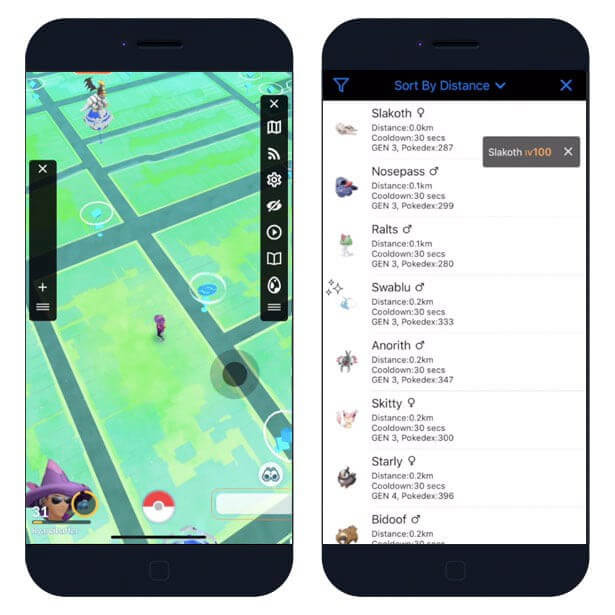ispoofer shortcut bar