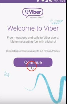 deactivate Viber account on Android finished