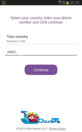 how to use Viber without phone number