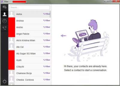 install Viber for PC completed
