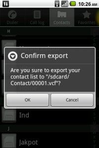 export samsung contacts