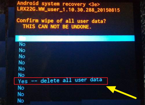 Resetar datos de fÃ¡brica de Android