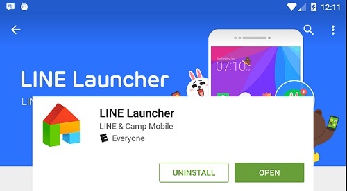 line launcher