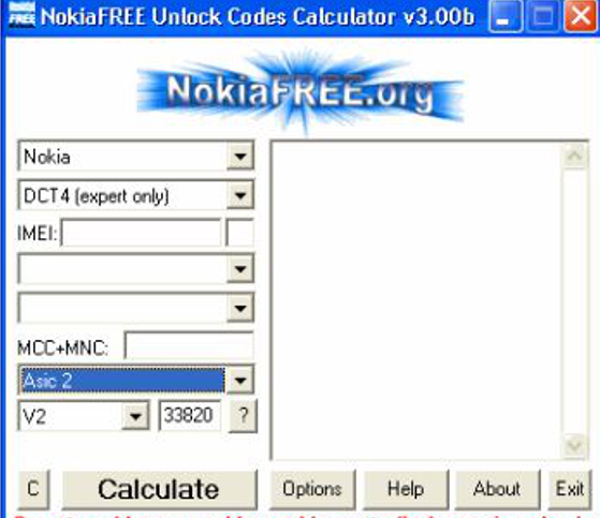 calculateur de codes de déverrouillage gratuit nokia