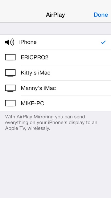 airplay compatible tv