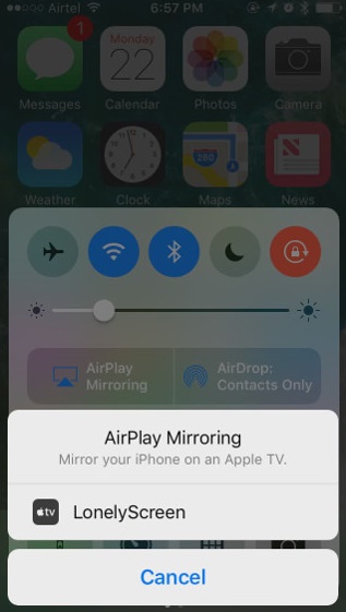 lonelyscreen airplay receiver