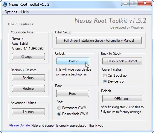 nexus root toolkit