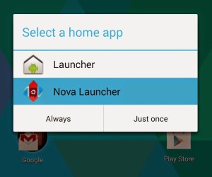 Сховати додатки з Nova Launcher Prime