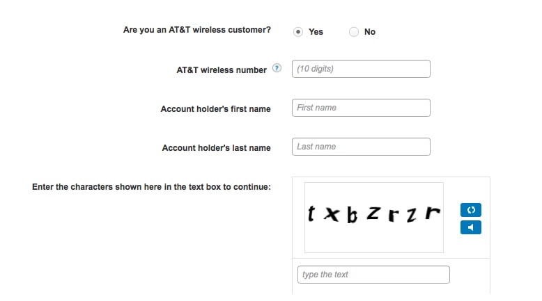 at&t iphone unlock request number