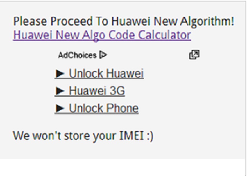 إلغاء قفل  huawei e303 باستخدام حسابة رمزhuawei