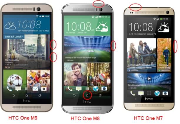 Tirar screenshots no HTC