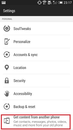 how to use htc symc manager