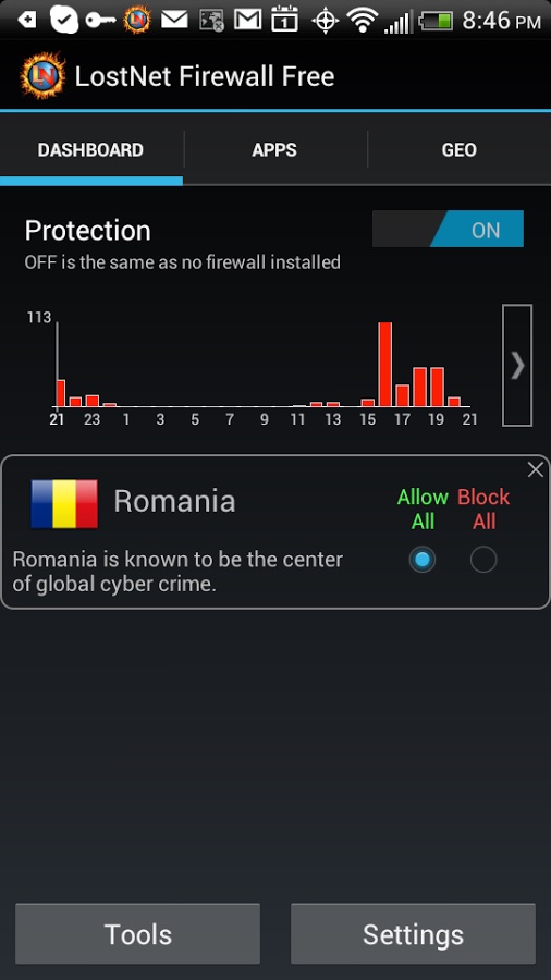 Noroot firewall как пользоваться