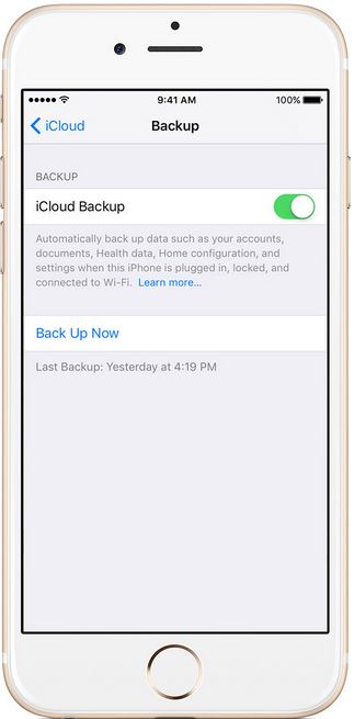 how to backup iphone to icloud iphone 8