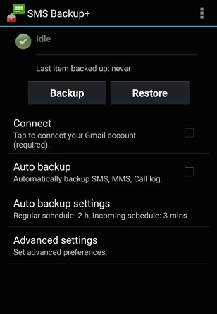 Backup Android SMS - SMS Backup +