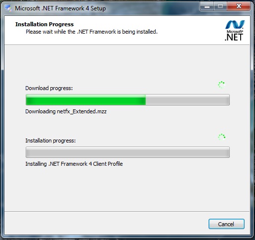 .NET framework installieren