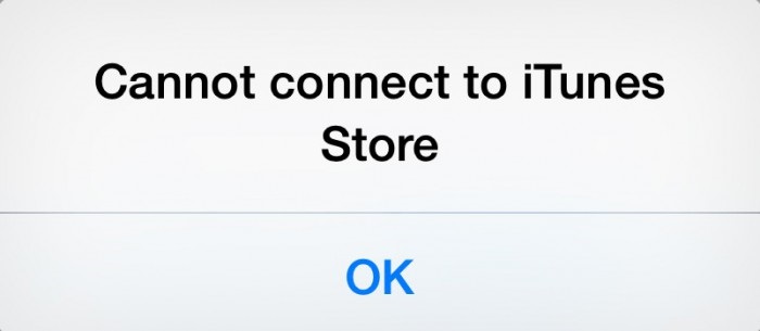 Problème de connexion à l'iTunes Store