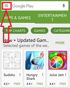 select “My Apps and Games