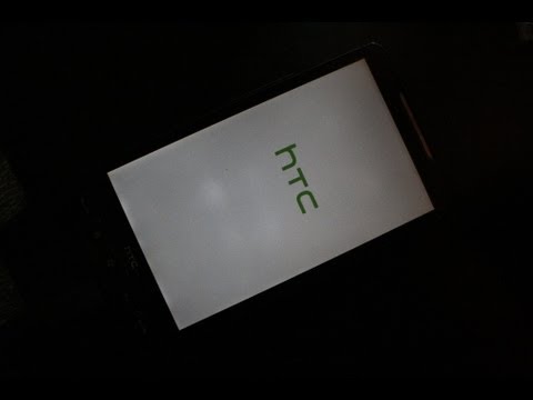 écran blanc de HTC