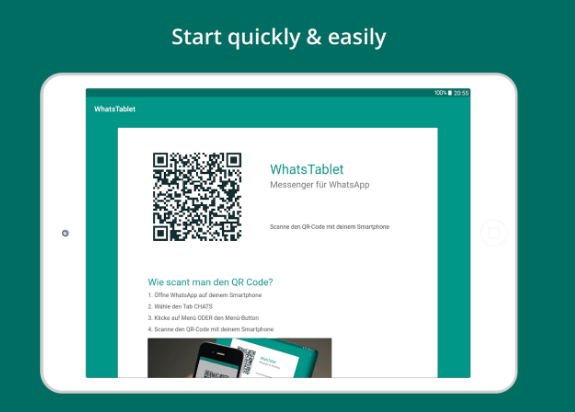 install whatsapp on tablet and phone