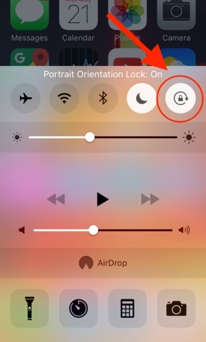 l'écran de l'iphone ne tournera pas-iphone screen rotate locked