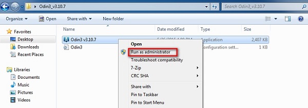 run as administrator