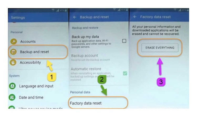 bypass frp bypass frp - Erase Everything
