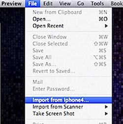  trasferisci le foto di iPhone a mac usando Preview - 1