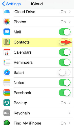 Synchroniser les contacts de l'ancien iPhone avec l'iPhone X avec iCloud