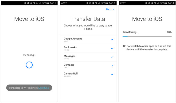 How to Transfer Data to New iPhone 8 from Android
