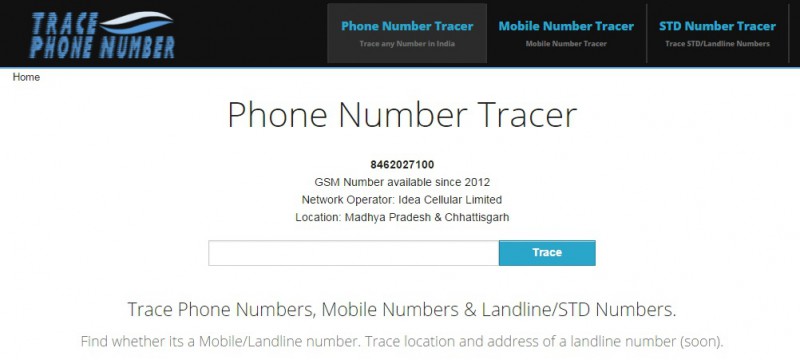 Trace Mobile number, Like Country and Telecom Operator Of World.