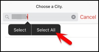 Desbloquea el código de acceso de iPhone-Seleccionar todo