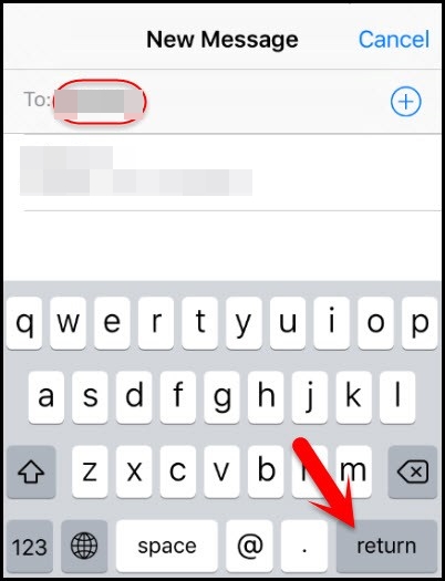 Desbloquea el código de acceso de iPhone-toca el botón Volver