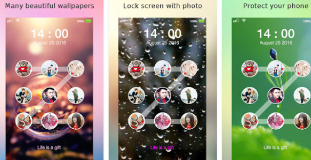 Le migliori app per le foto sulla tastiera della schermata di blocco-Lock Screen Photo Pattern