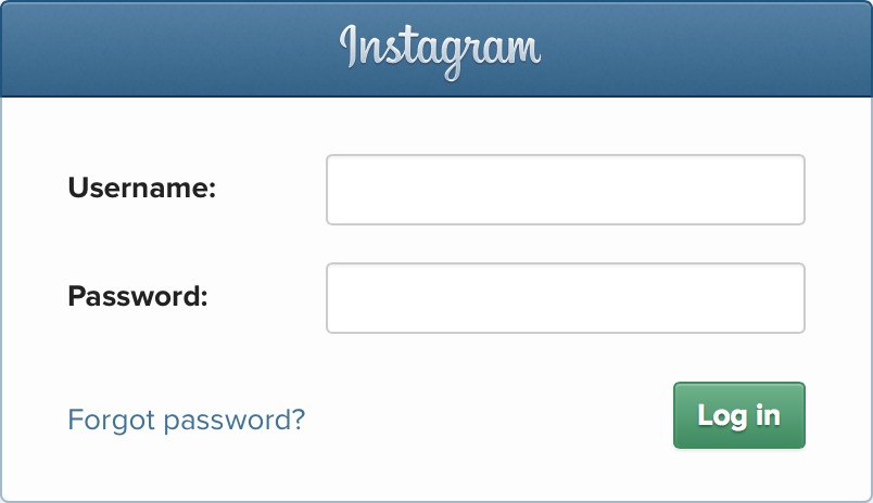 Hack Instagram password using “Forgot Password” method