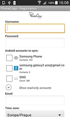 phonecopy for android application