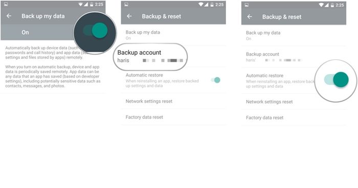 Android mit Google Drive sichern