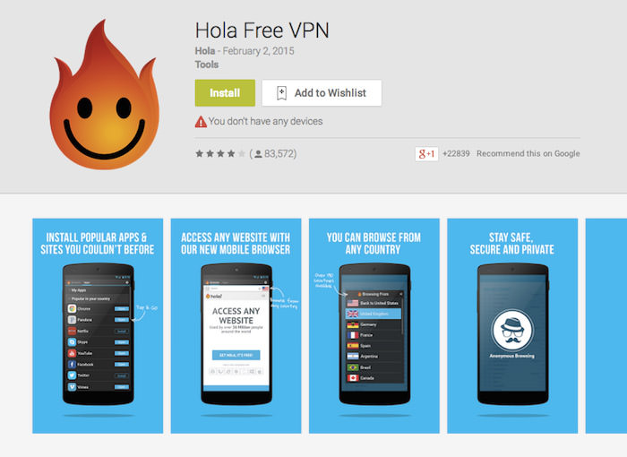 hola vpn apk