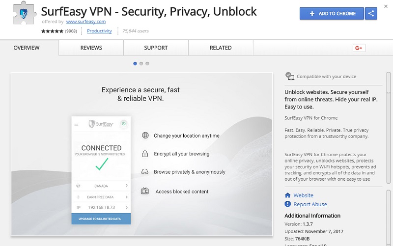 bester vpn für chrome – SurfEasy