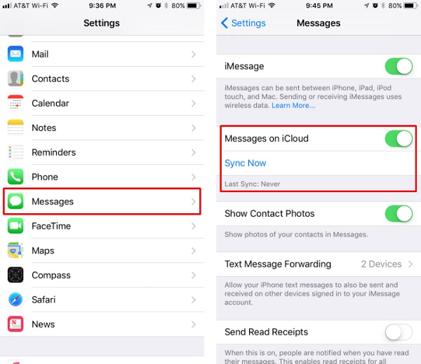 how to download messages from icloud to mac