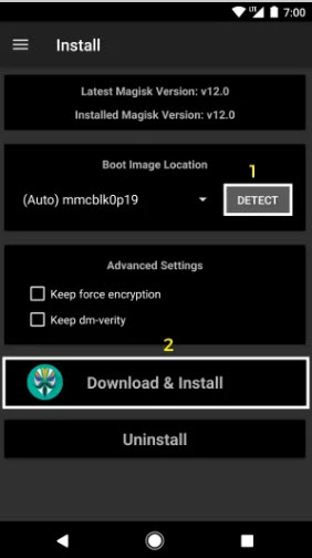 detect the boot image & download the file