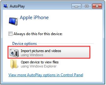 Fotos vom iPhone auf den Computer übertragen - zum Win 7