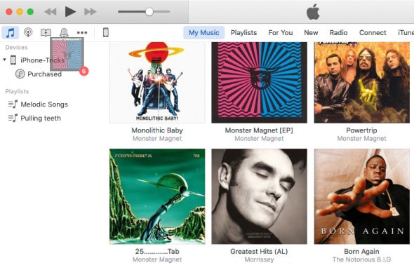 scaricare musica sull’iPhone da itunes